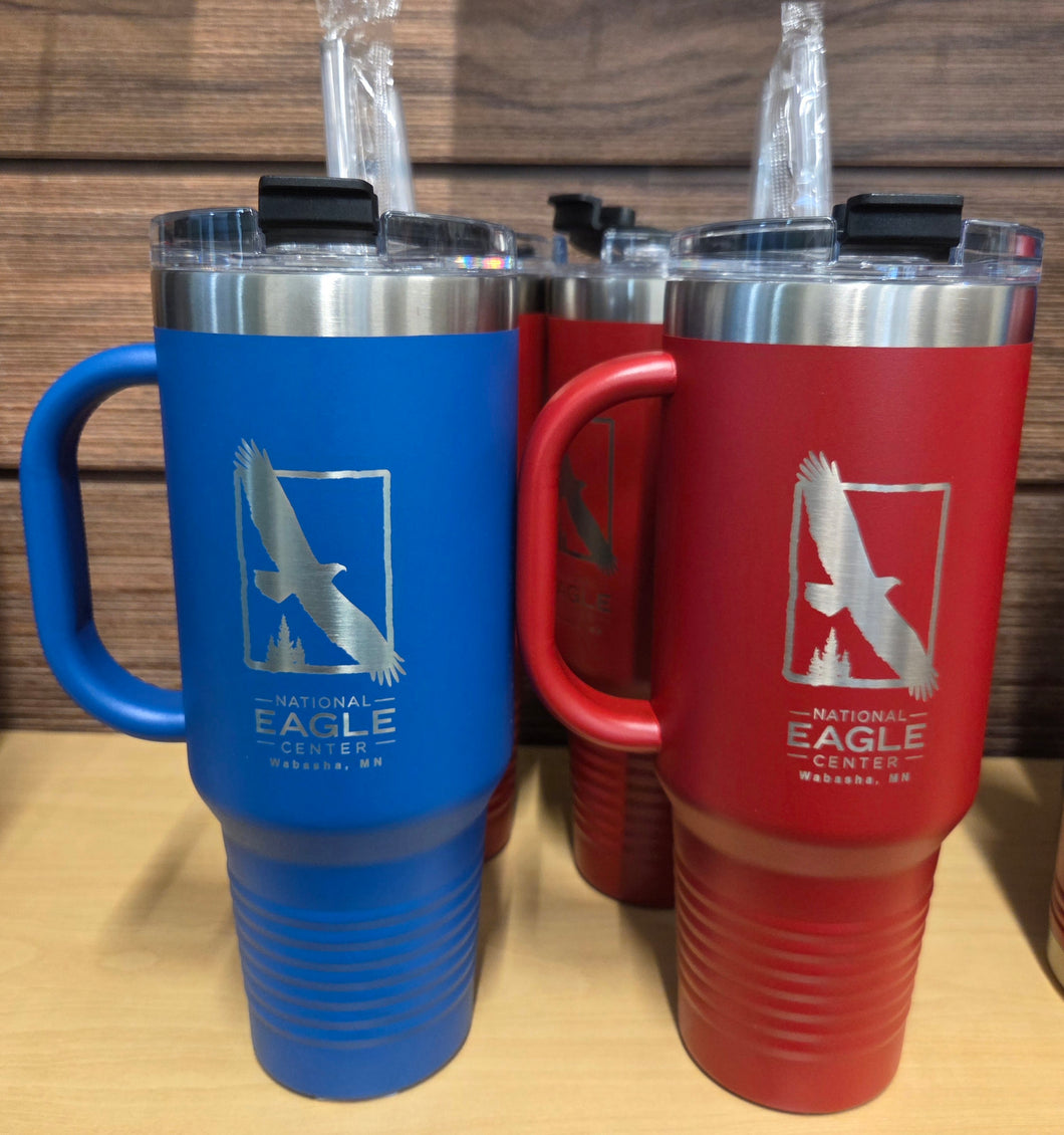 Insulated Travel Mug with Straw-40 Oz