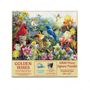 Puzzle: Golden Irises