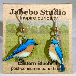 Jewelry: Earrings Eastern Bluebird