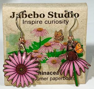 Jewelry: Earrings Coneflower