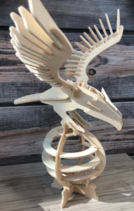 Puzzle: 3D Wood Eagle
