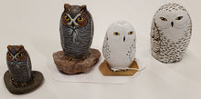 Load image into Gallery viewer, Hand-Painted Rock Owl
