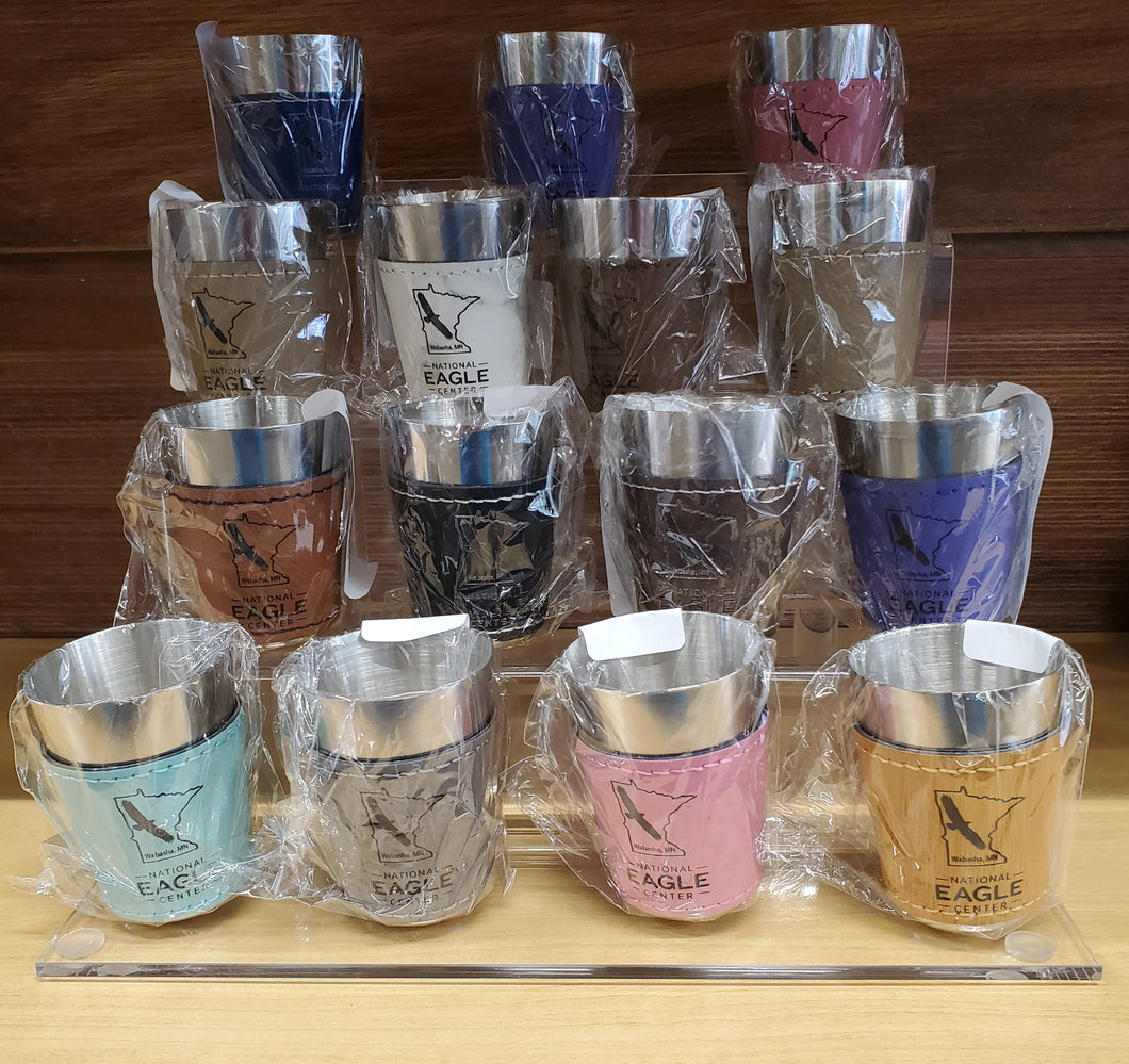 Leather Wrapped Shot Glass