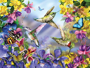 Puzzle: Butterflies & Hummingbirds