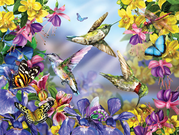 Puzzle: Butterflies & Hummingbirds