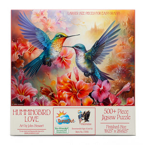 Puzzle: Hummingbird Love