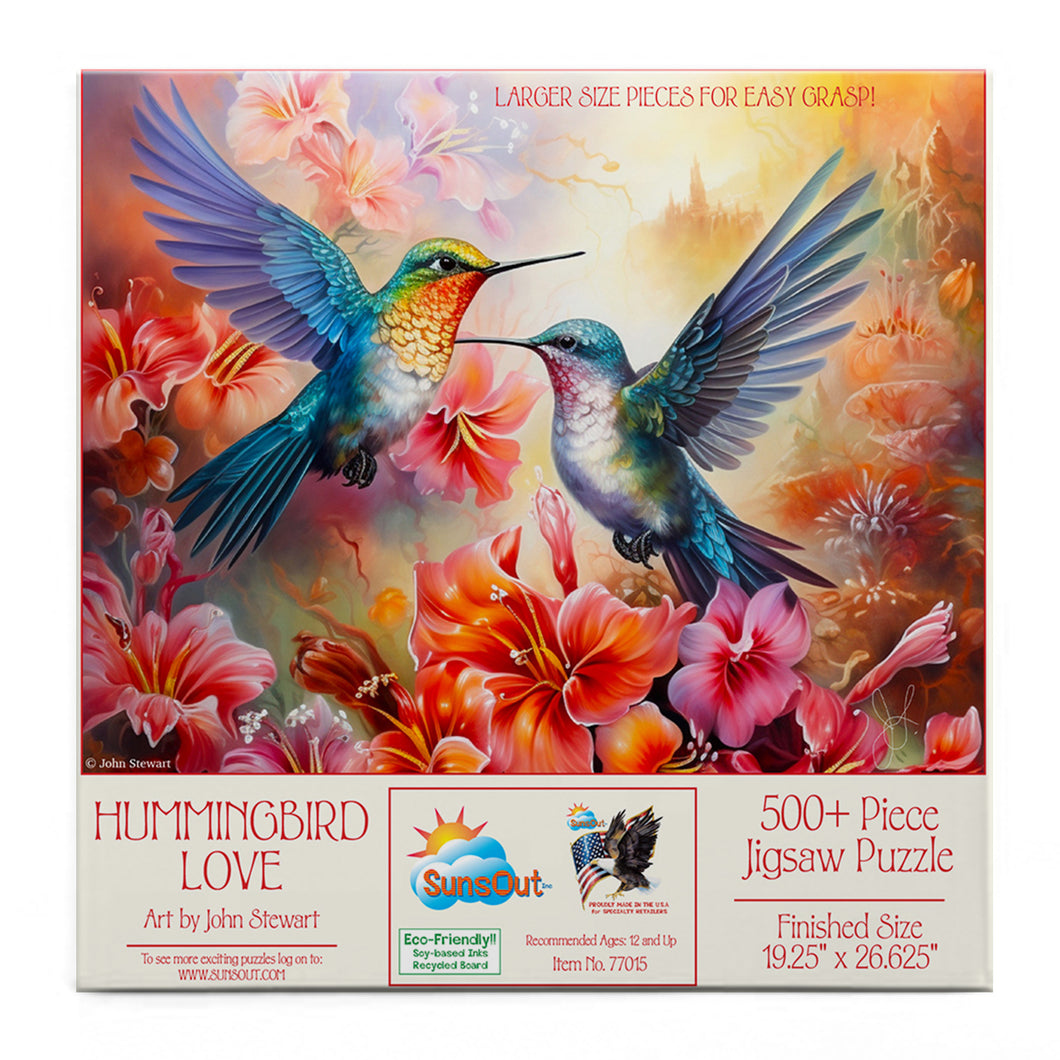 Puzzle: Hummingbird Love