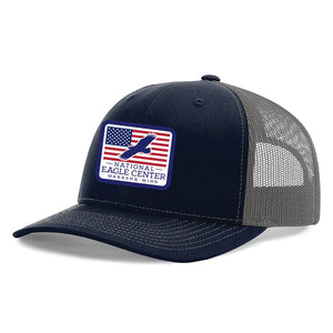 National Eagle Center Flag Logo Hat