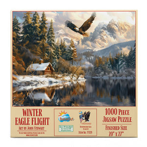 Puzzle: Winter Eagle Flight