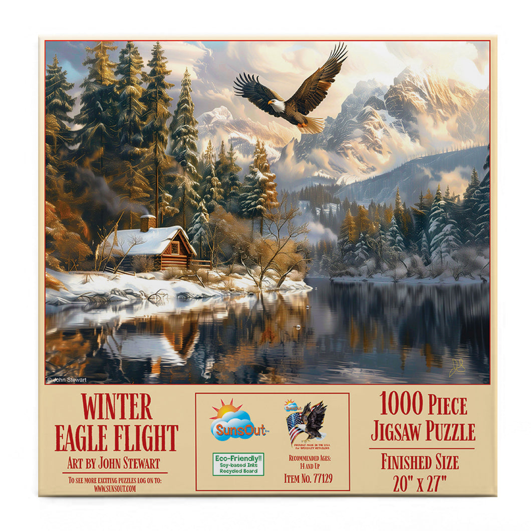 Puzzle: Winter Eagle Flight