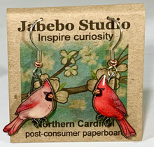 Load image into Gallery viewer, Jewelry - Earrings Jabebo Northern Cardinal
